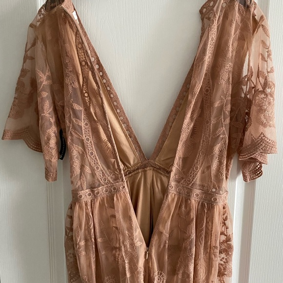 Honey Punch Lace Overlay Jumpsuit - Picture 11 of 16